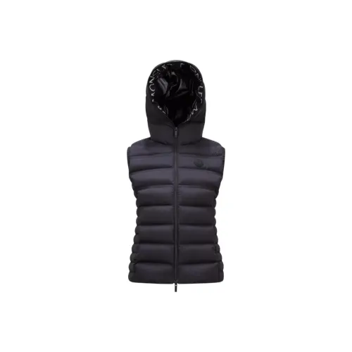 Moncler Aliterse Series Женские жилеты черного цвета