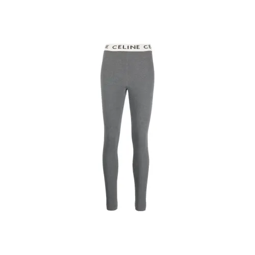 CELINE Серые Женские Леггинсы
