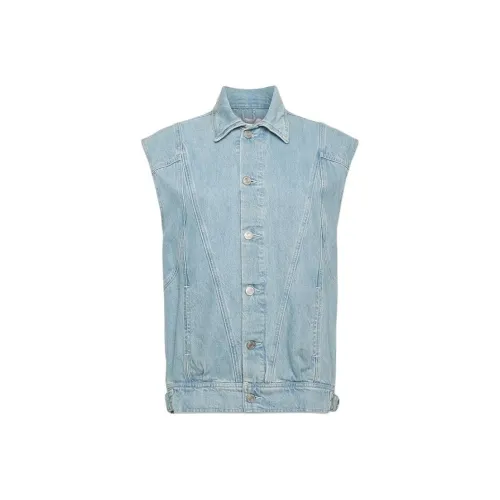 Рамка Синий Женские Жилеты