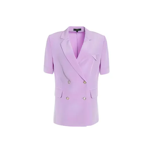 BESIONIA SS22 Бизнес-костюм Куртка Женская Светло-фиолетовая