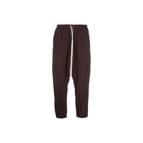 RICK OWENS Бургундские Женские Вязаные Спортивные Брюки