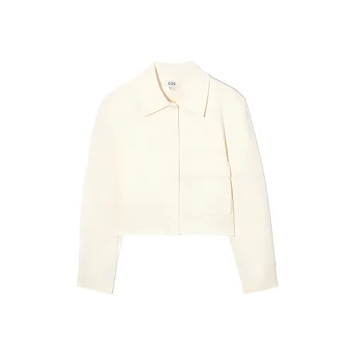 COS Экрю Женское короткое пальто