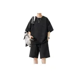 Чёрный (Чёрный топ + Чёрные шорты)