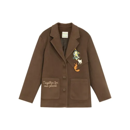 SNBL Коричневый Женский Пальто