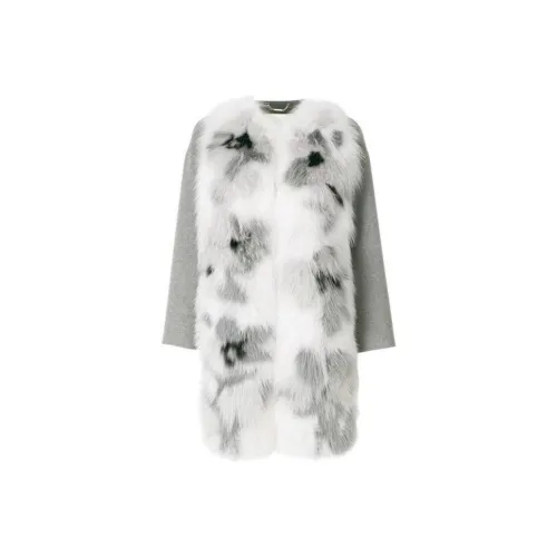 FENDI Серые Женские Бархатные Куртки