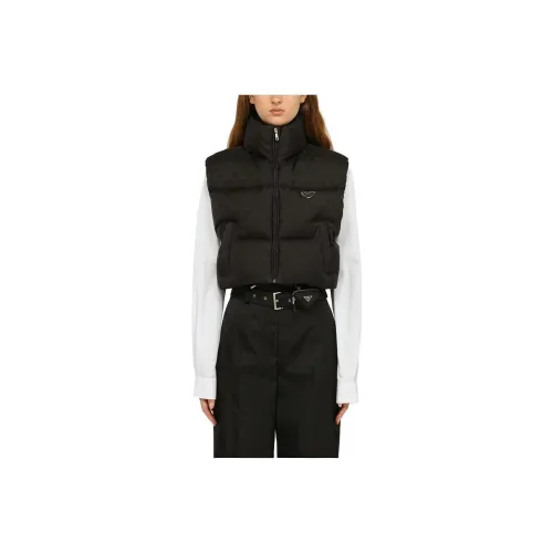 PRADA Черные Женские Жилеты