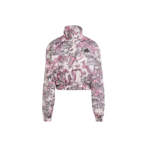 Adidas Многоцветное Женское Короткое Пальто