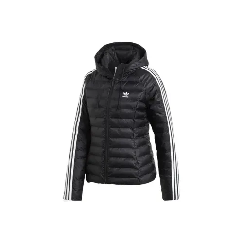 adidas originals Черные женские объемные куртки (пуфы)