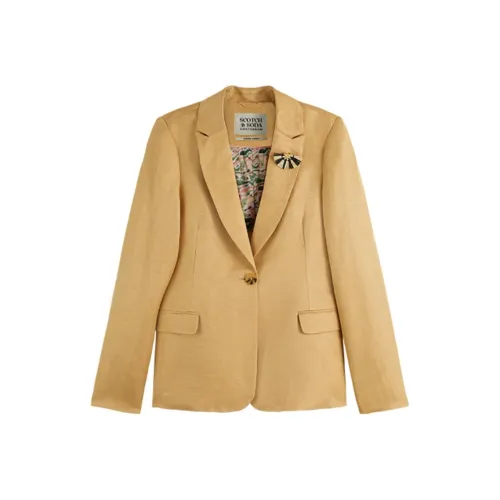 Scotch Soda Бизнес Костюм Женский Светлый Кофейный