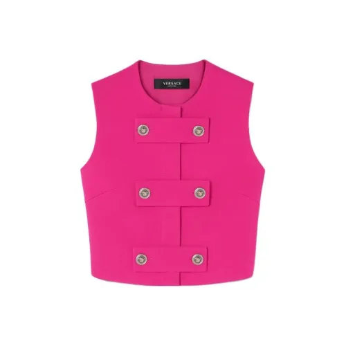 VERSACE Розово-красные Женские Жилеты