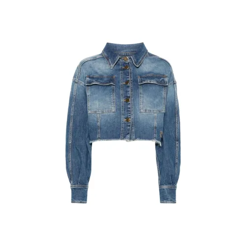 PINKO SS24 Denim Jacket Women's Blue