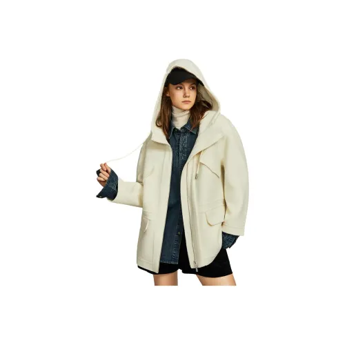 ELLE Экрю Женское Пальто