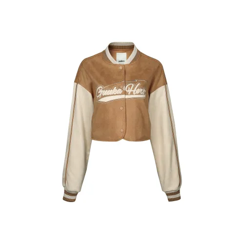Guuka Hero Бейсбольная куртка Женская Хаки