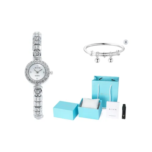 AIVN Кварцевый Movement Женские Часы 23 мм Белые