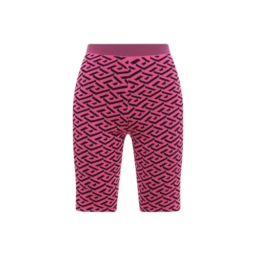 VERSACE FW22 Leggings Женские Розовый Красный
