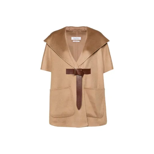 MaxMara Бежевое Женское Пальто