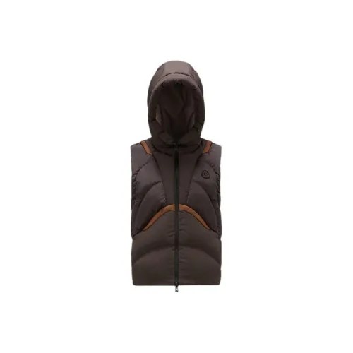 Moncler Ореховый коричневый Женские жилеты