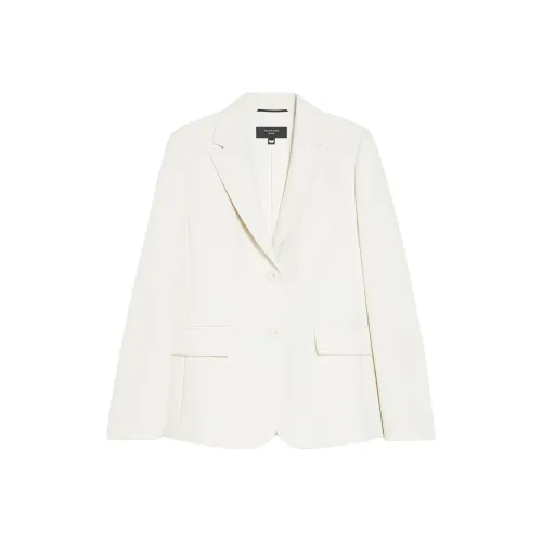 WEEKEND MaxMara Бизнес Костюм Пальто Женское Белое