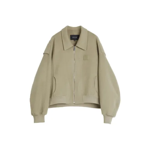 Elle Хаки зеленый Женское пальто