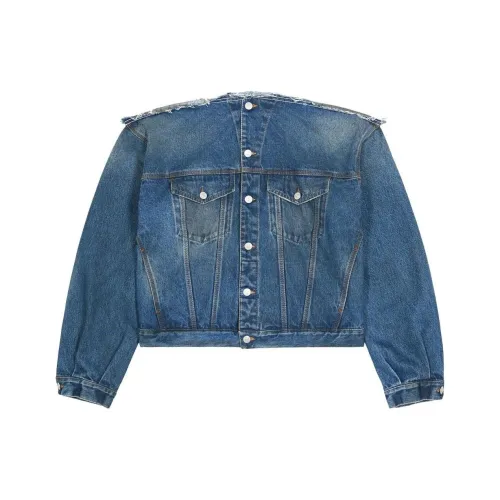 MM6 Maison Margiela Синие Женские Джинсовые Куртки