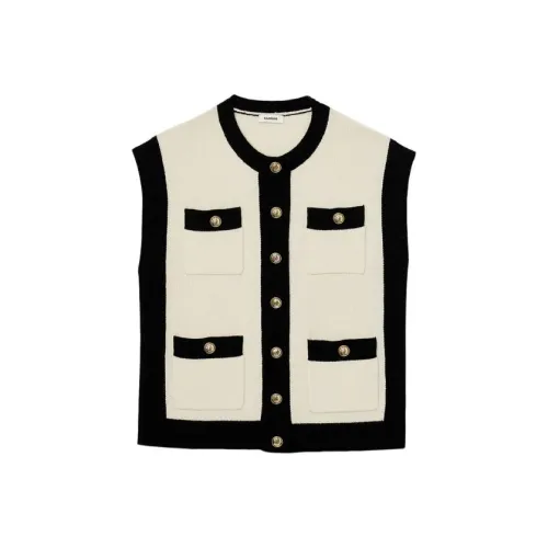 Sandro Жилет Женский Светлый Умбра