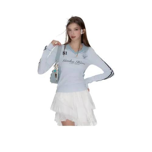 Guuka Hero Свитшот Женский Светло-Синий