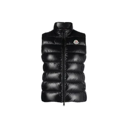 Moncler Ghany Series Женские жилеты черного цвета
