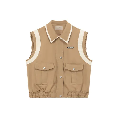 NO ONE ELSE Хаки Женские Жилеты