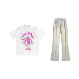 Белый (Желтый, грязный, джинсы)