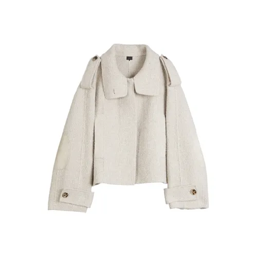 Elle Экрю Женское Пальто