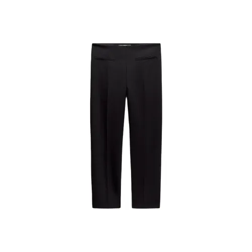 ZARA Черные Женские Повседневные Брюки