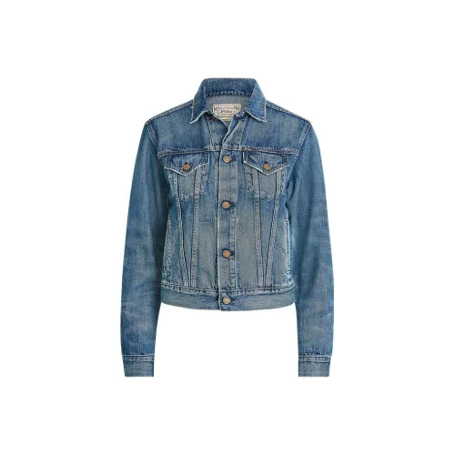 Polo Ralph Lauren Синие Женские Джинсовые Куртки