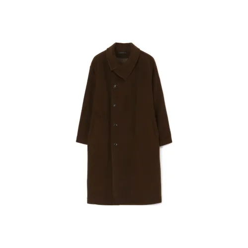 Yohji Yamamoto Коричневое Женское Пальто