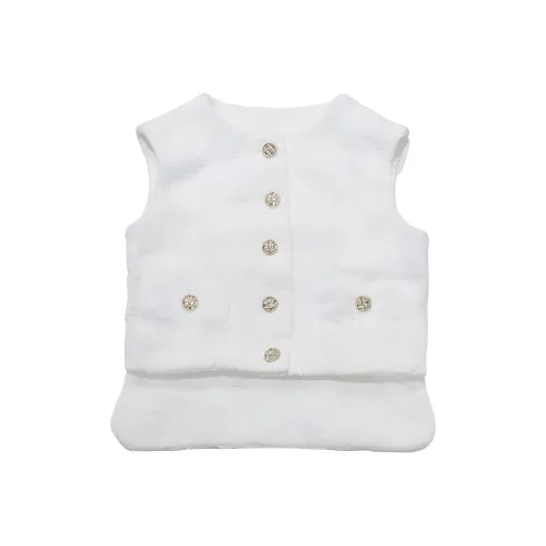 CHANEL 22 Осенний Зимний 22S Жилет Женский Белый