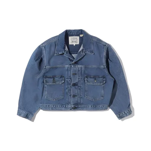 Levis Синие Женские Джинсовые Куртки