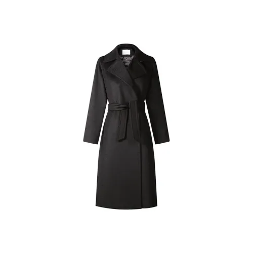 MaxMara Velvet Feel Пальто Женское Черное