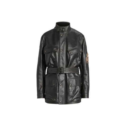 Ralph Lauren Collection Черные Женские Кожаные Куртки