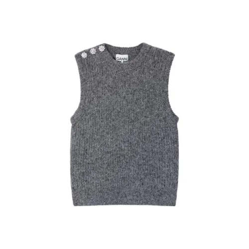 GANNI Серый Женские Жилеты