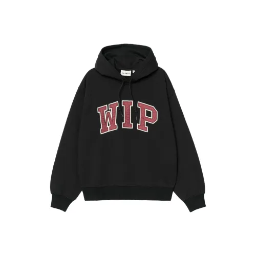 Carhartt WIP SS25 W' С капюшоном WIP Свитшот Женские Черный