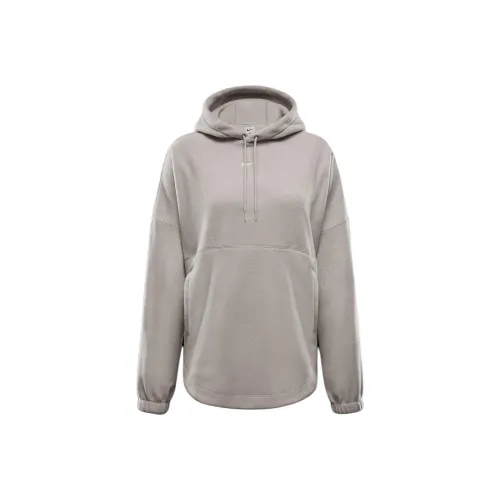 nike Therma Форма one Толстовка Женские Свет Древесина Коричневый белый