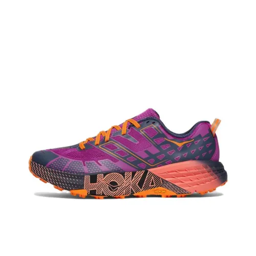 HOKA ONE ONE SPEEDGOAT 2 Низкие Кроссовки для Беговых Трейлов Унисекс Фиолетовые