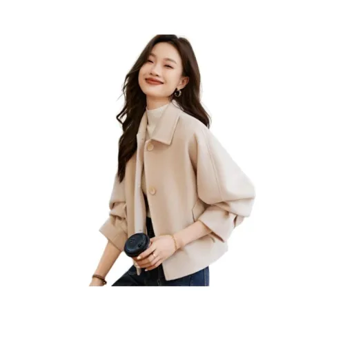 Mo Han Yi Mei Овсяное Женское Пальто