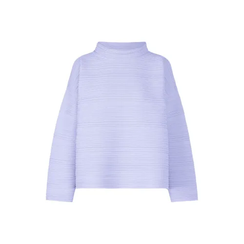 PLEATS PLEASE ISSEY MIYAKE Трикотаж Женский Саксонский Синий