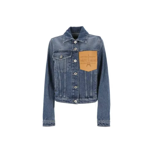 Jean Paul Gaultier Denim Jacket Women's Blue Жан Поль Готье Деним Куртка Женская Синяя