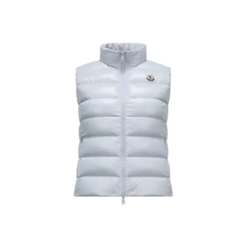 Moncler Жилет Женский Светло-Синий