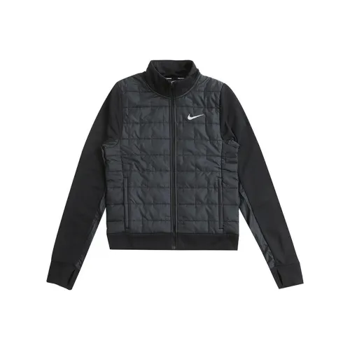 NIKE Черные Женские Объемные Куртки (Пуфы)