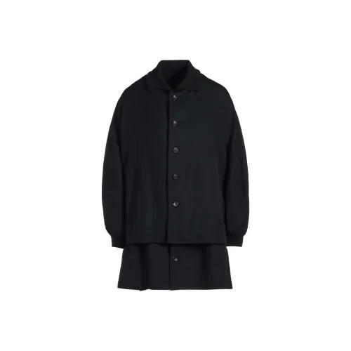 Yohji Yamamoto FW24 Черное Женское Пальто