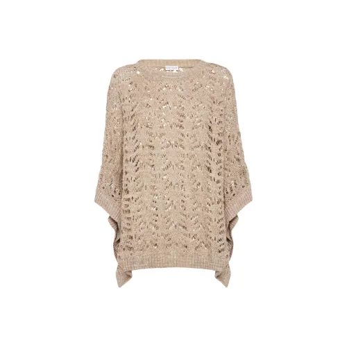 BRUNELLO CUCINELLI Трикотаж Женский Бежевый