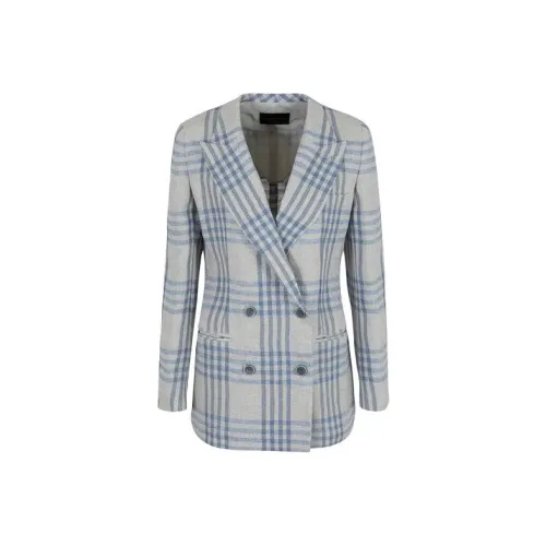 GIORGIO ARMANI SS24 Бизнес Костюм Пальто Женское Светлый Умбра