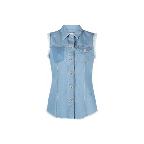 JACOB COHEN Denim Jacket Женская Blue